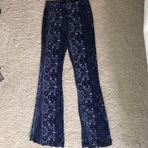 Boho Patterned Flared pants